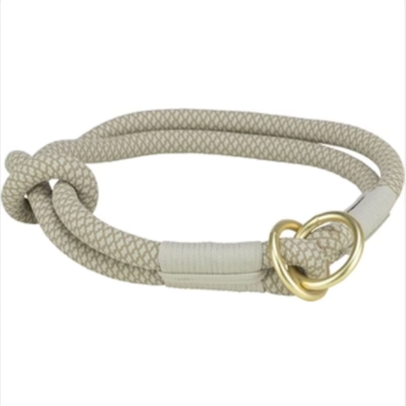 Hundhalsband Weich Grau / Hellgrau